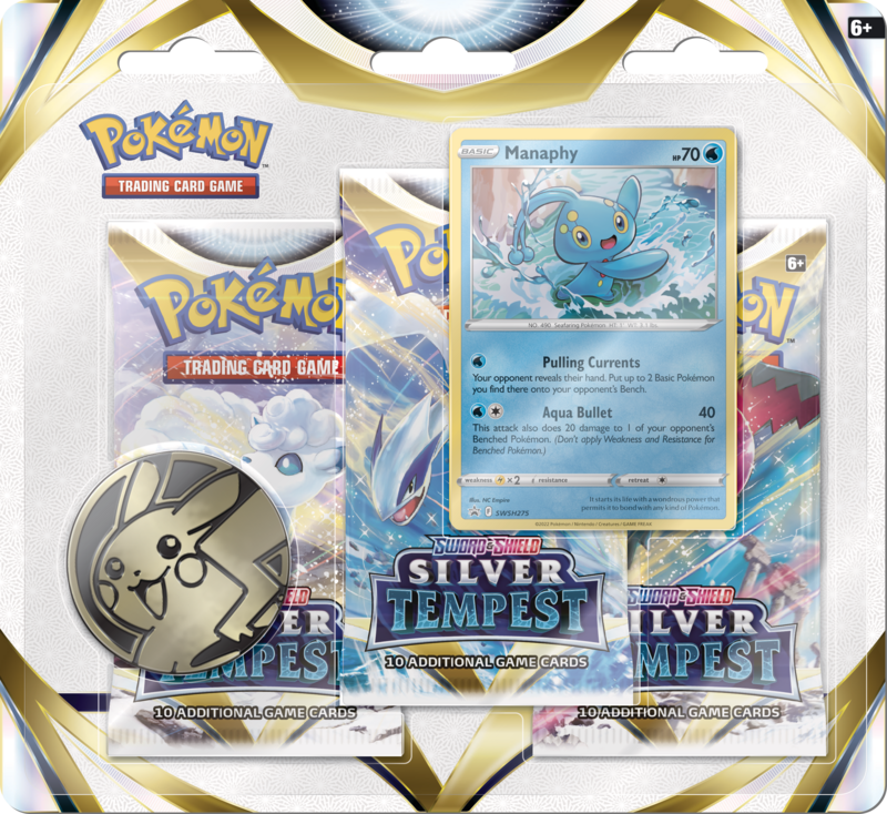 Sword and Shield Silver Tempest 3 Pack Blister