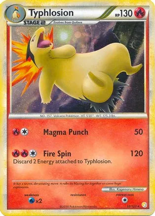 Typhlosion - 32/123 (Cosmos Holo) - Deck Exclusives (PR)