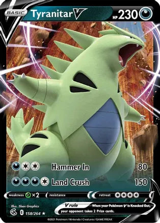 Tyranitar V - SWSH08: Fusion Strike (SWSH08)