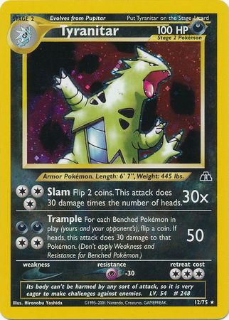 Tyranitar (12) - Neo Discovery