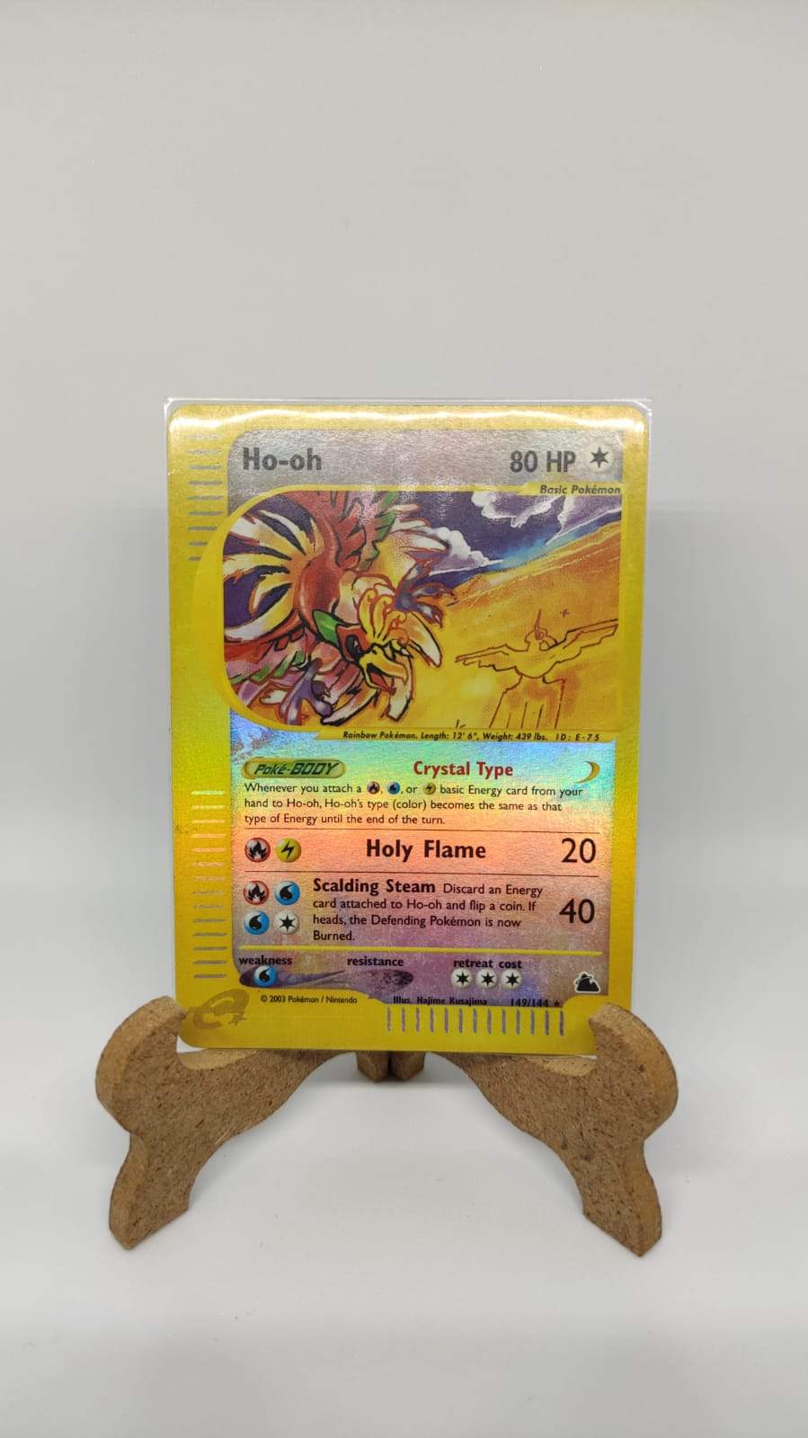 Ho-oh Crystal Reverse Holo - El calabozo coleccionables