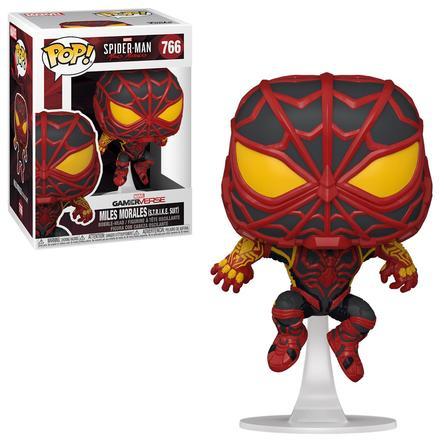 Funko Pop Games: Miles Morales Game - Miles Morales Strike Suit - El calabozo coleccionables