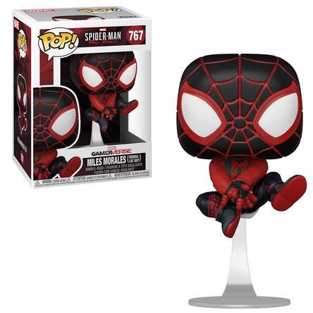 Funko Pop Games: Miles Morales Game - Miles Morales Traje Bodega Cat - El calabozo coleccionables