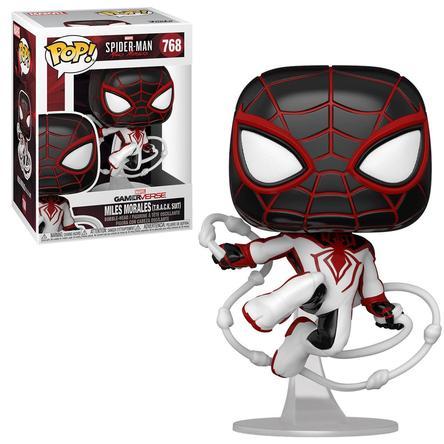 Funko Pop Games: Spiderman Miles Morales - Miles Morales Traje Blanco - El calabozo coleccionables