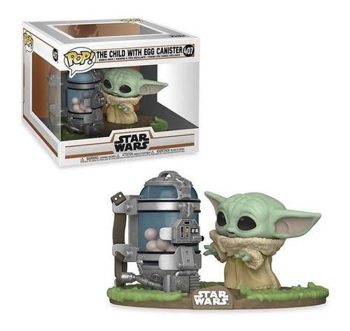 Funko Pop Deluxe: Mandalorian - Baby Yoda con Canasta de Huevos