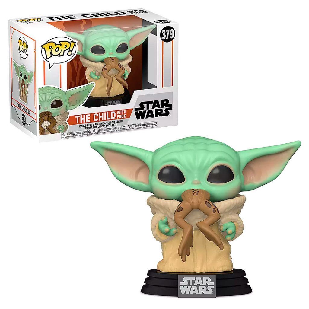 Funko Pop Star Wars: Mandalorian - Baby Yoda con Rana